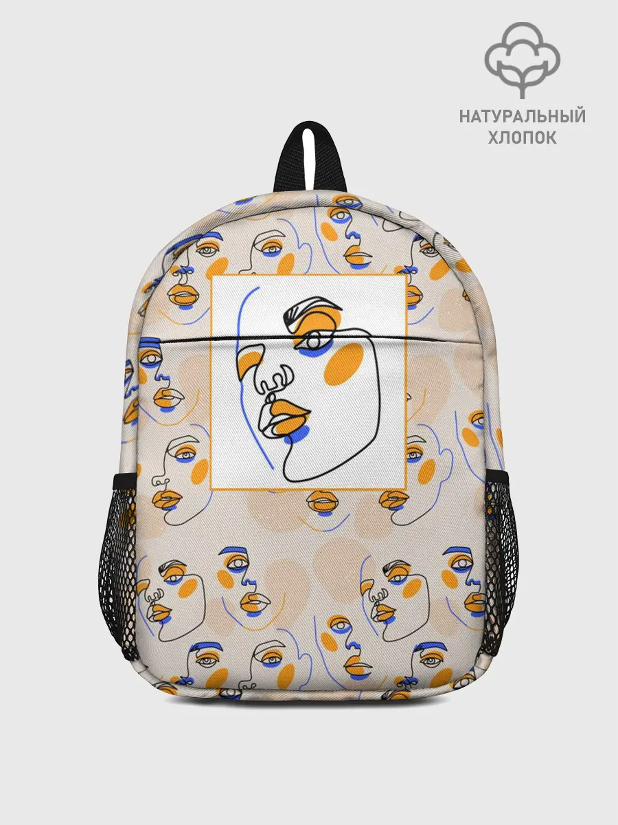 Рюкзак детский / Лица в графике