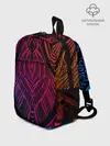 Рюкзак детский / Фиолетовый узор 3D