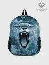Рюкзак детский / Львица в бушующих волнах