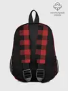Рюкзак детский / Манчестер Юнайтед фон в клетку
