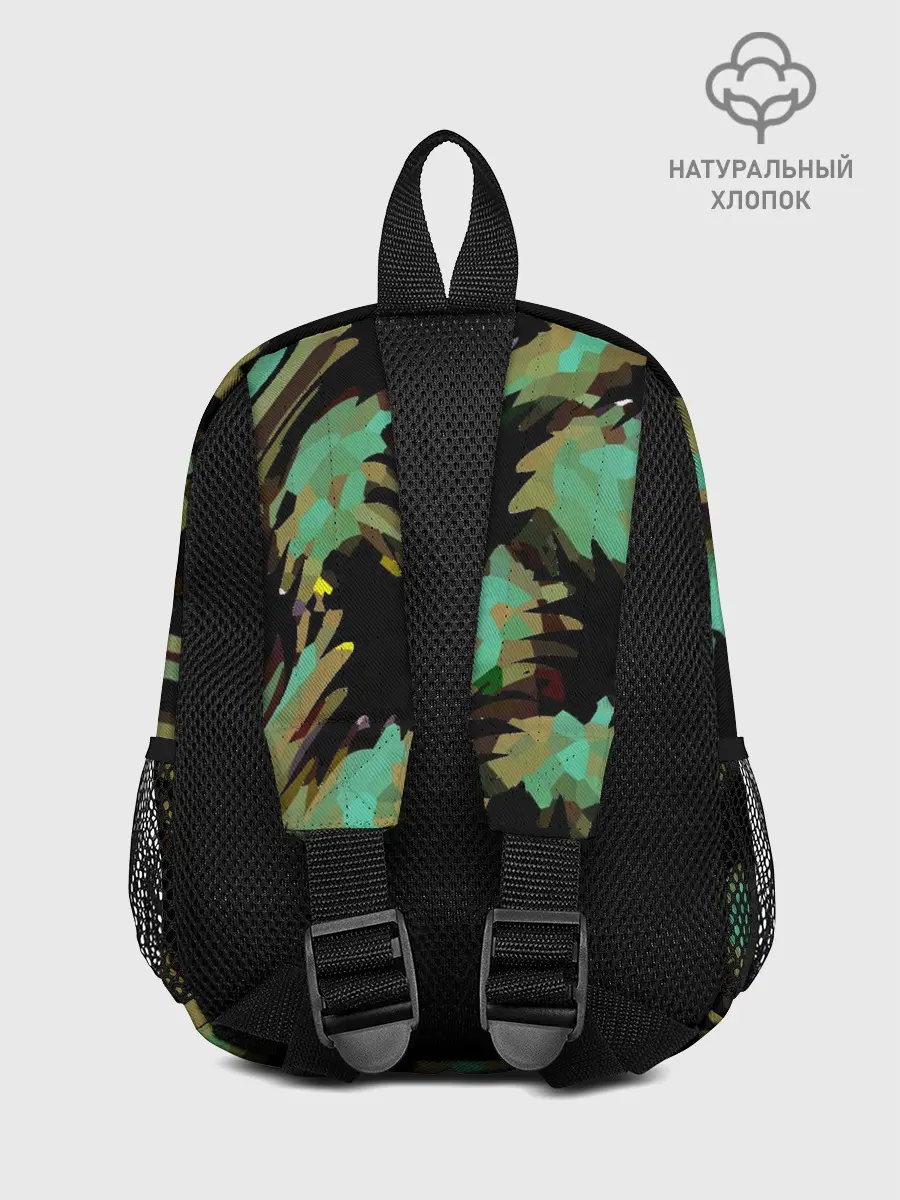 Рюкзак детский / Изумрудные осколки кристаллов