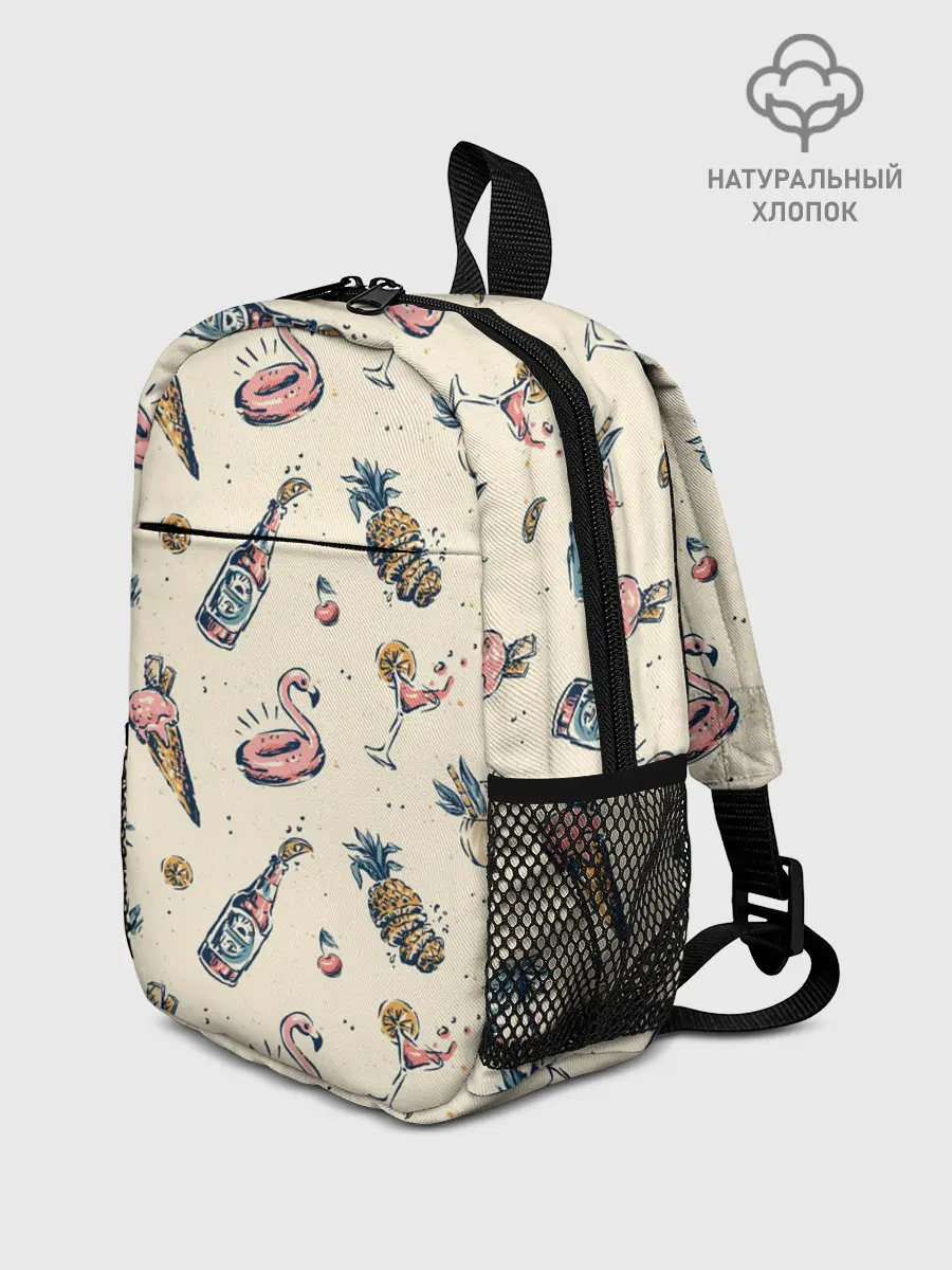 Рюкзак детский / Винтажный Гавайский Рисунок