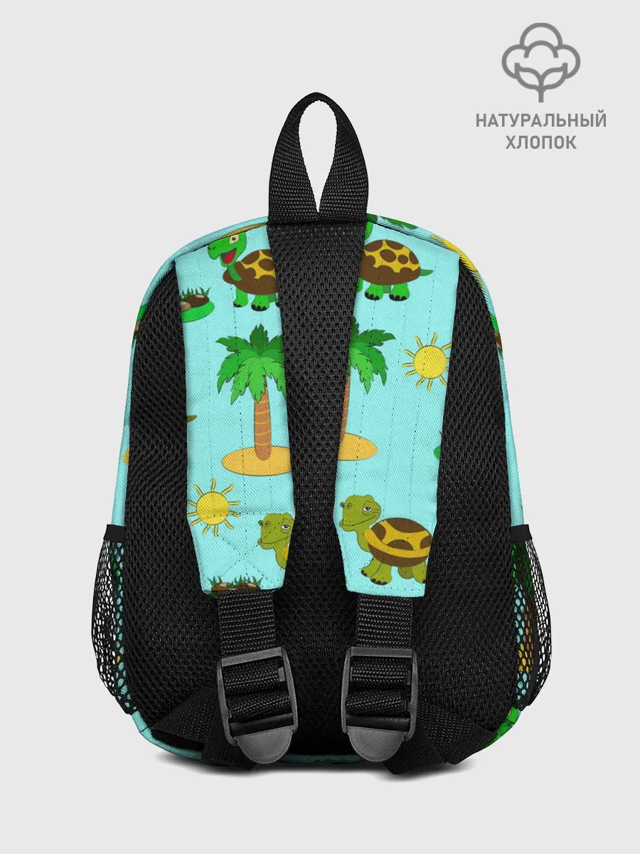 Рюкзак детский / черепашки и пальмы