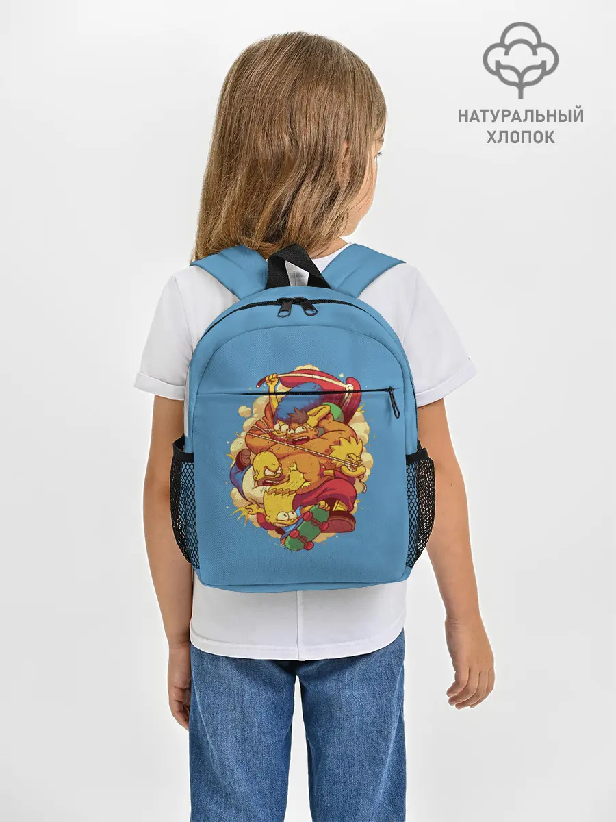 Рюкзак детский / Драка с Симпсонами