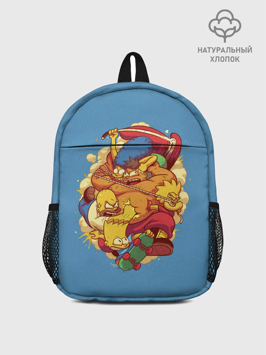Рюкзак детский / Драка с Симпсонами