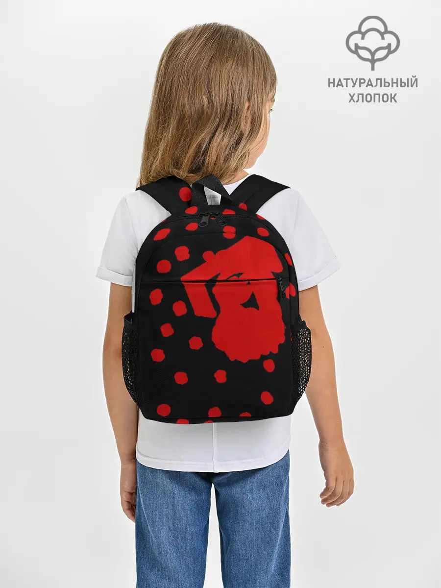 Рюкзак детский / Japanese characters and a face