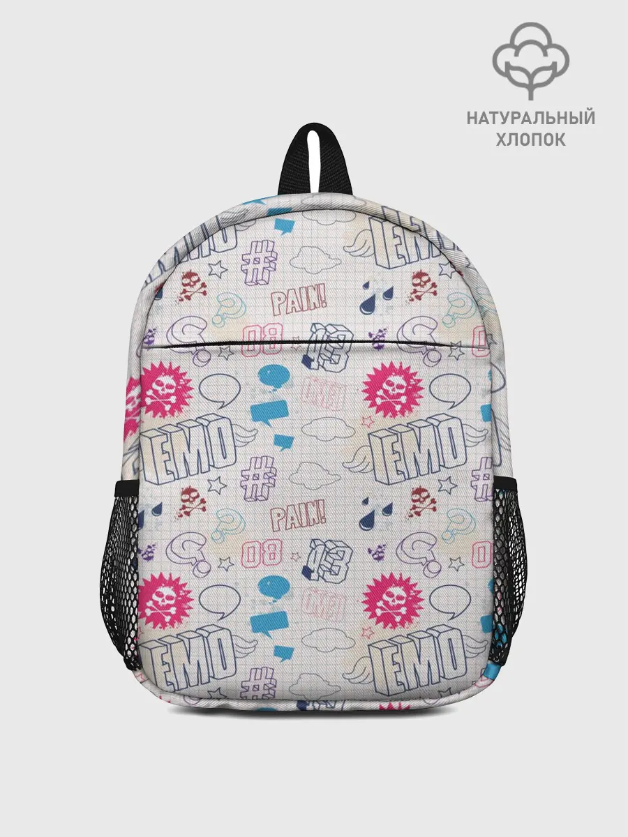 Рюкзак детский / Граффити-школьная тетрадь
