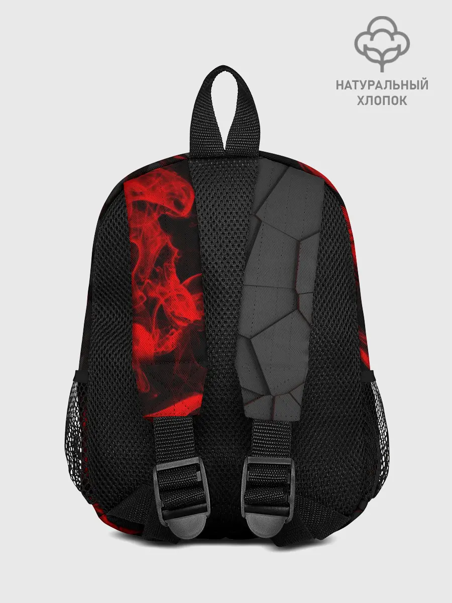 Рюкзак детский / 3Д Разлом | 3D Плиты и огонь