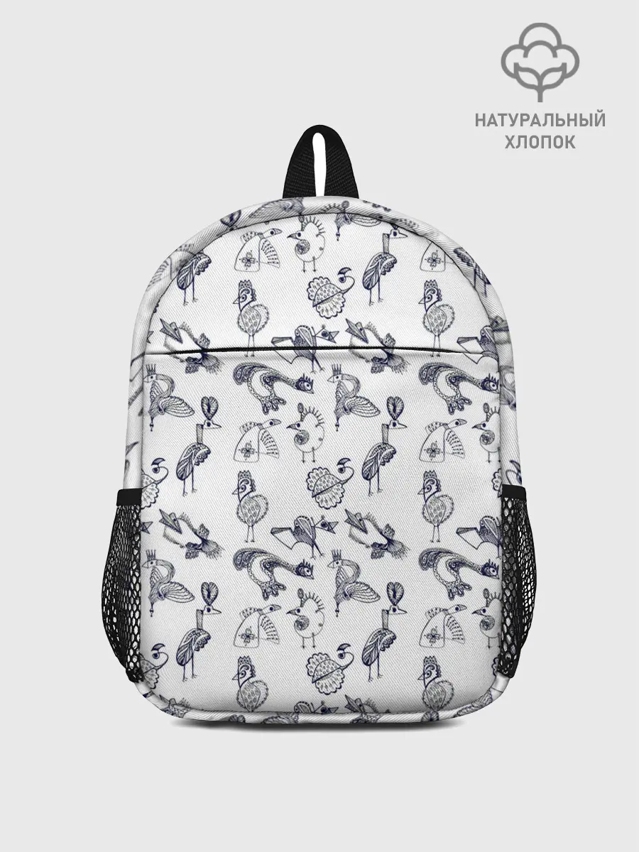 Рюкзак детский / Скетч сказочные птицы