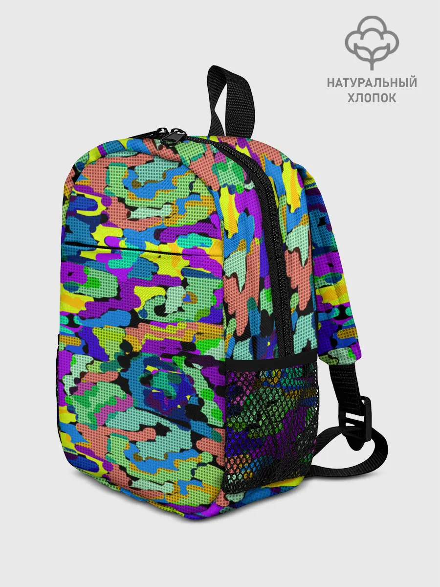 Рюкзак детский / Камуфляж в ярких тонах