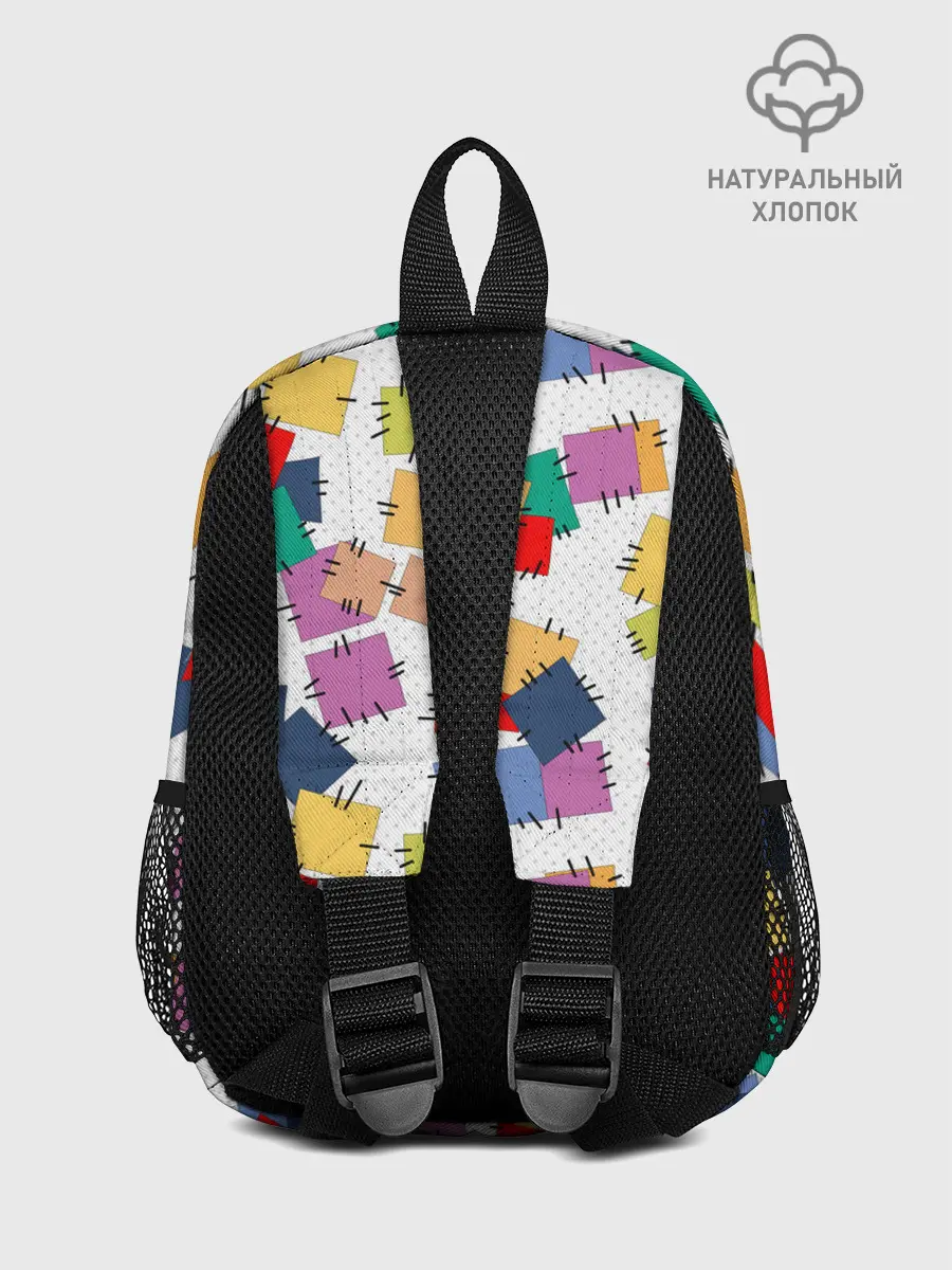 Рюкзак детский / Ретро узор-заплатки.