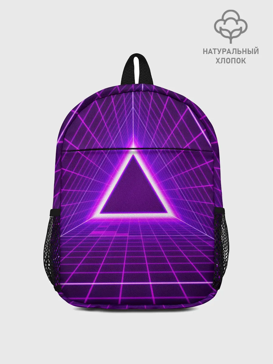 Рюкзак детский / Фон в стиле ретро 80-х