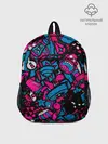 Рюкзак детский / Мультяшные кислотные картинки