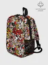 Рюкзак детский / Абстрактный разноцветный узор