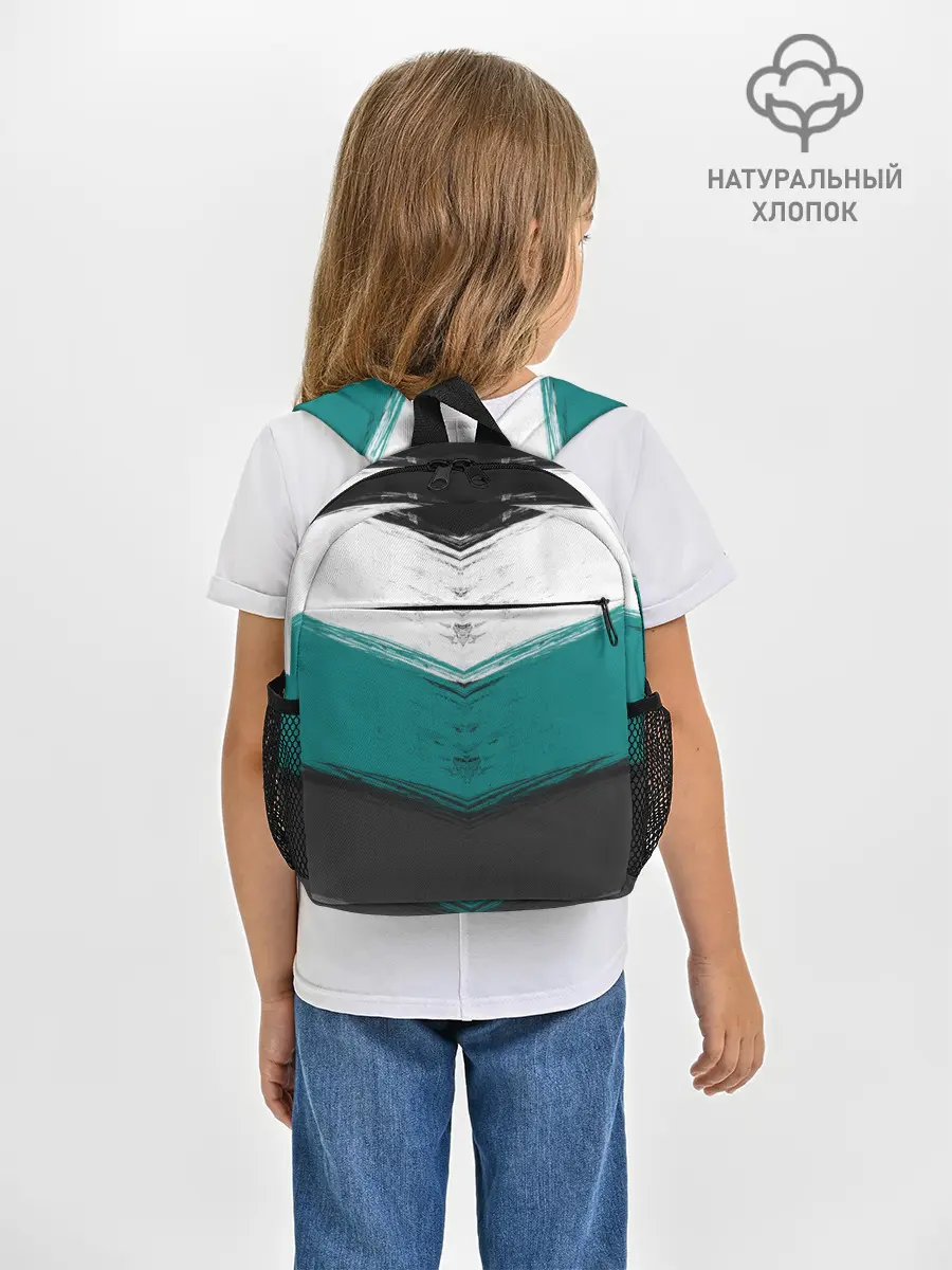 Рюкзак детский / Полосатый абстрактный принт