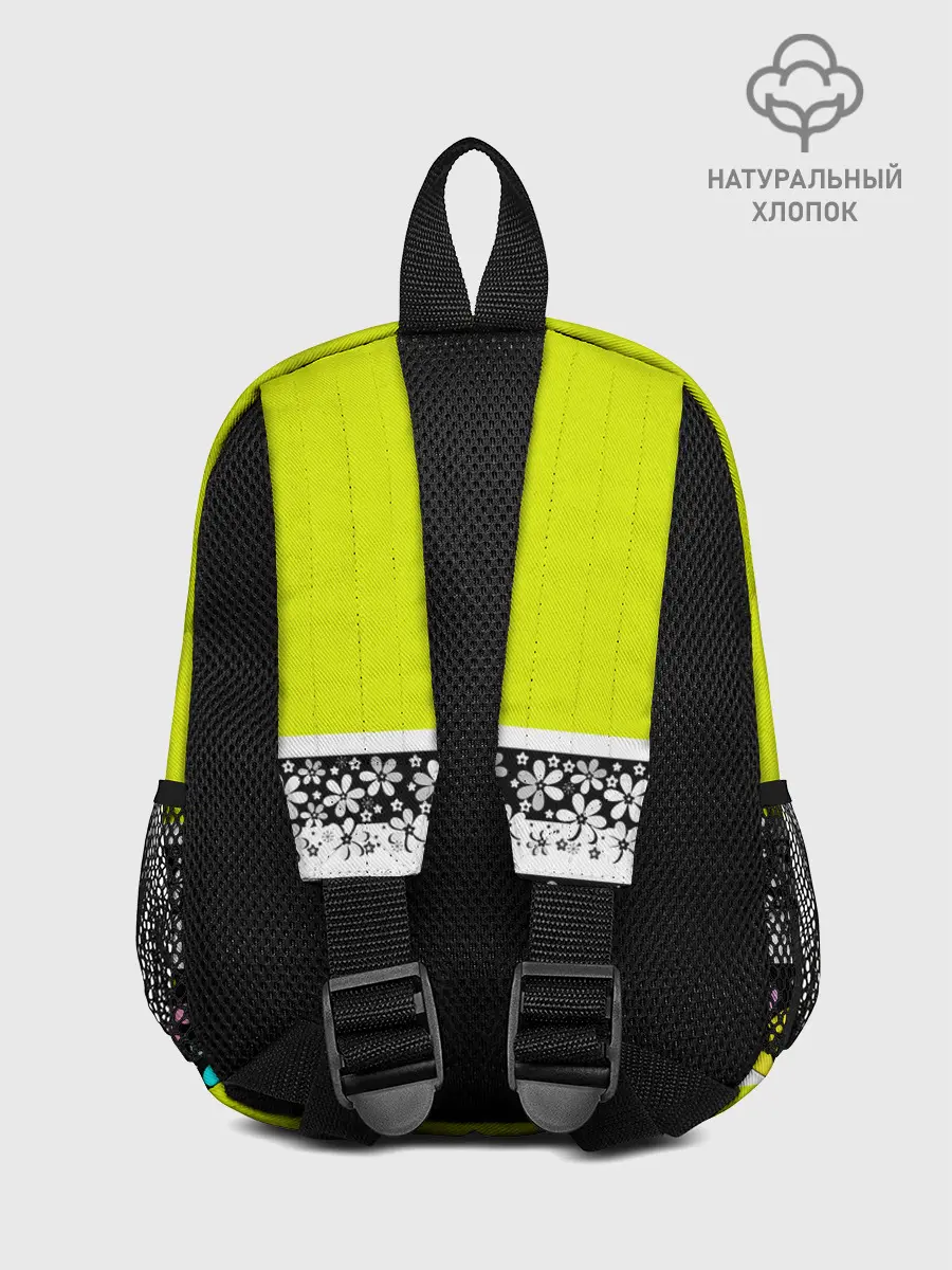 Рюкзак детский / Яркий цветочный узор