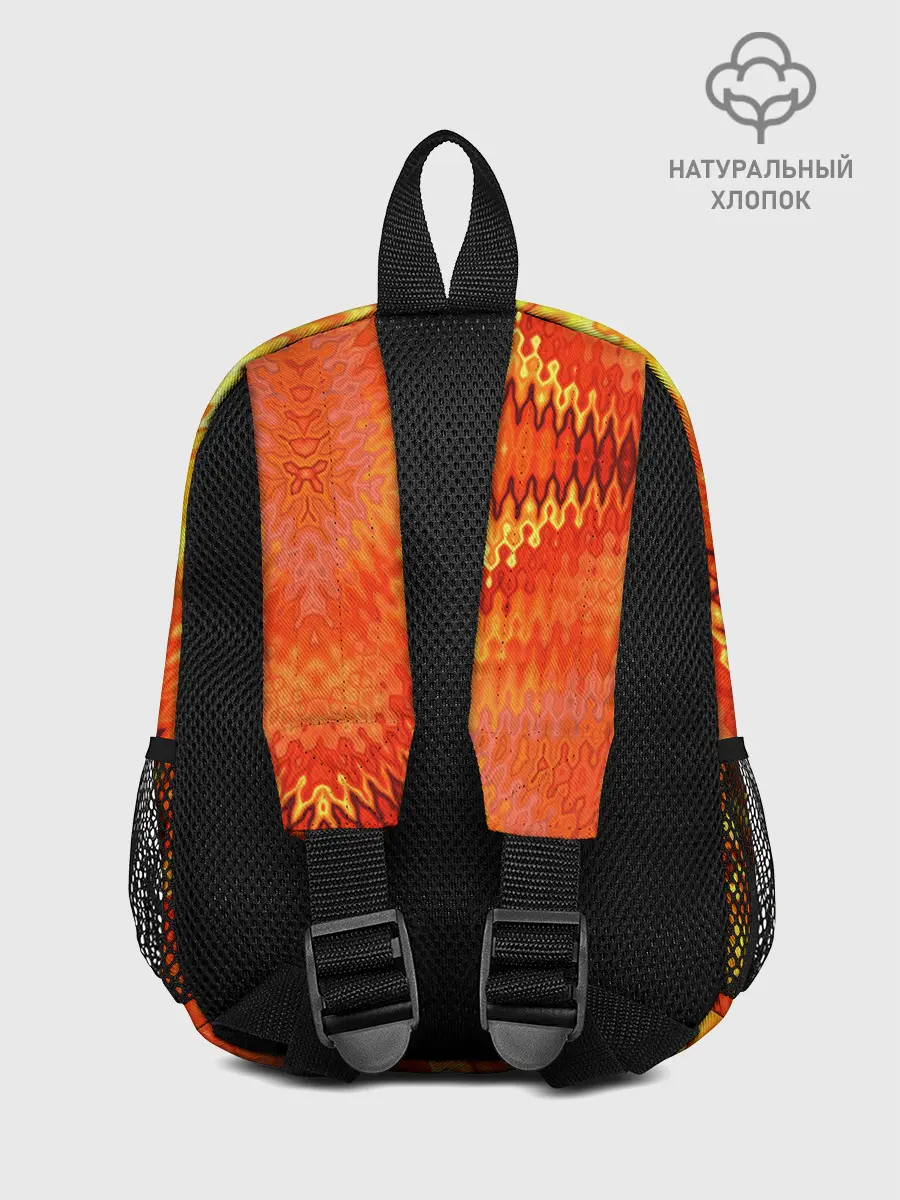 Рюкзак детский / Желто-оранжевая абстракция