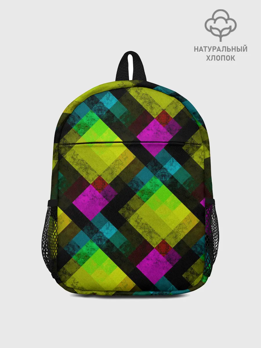 Рюкзак детский / Абстрактный разноцветный узор