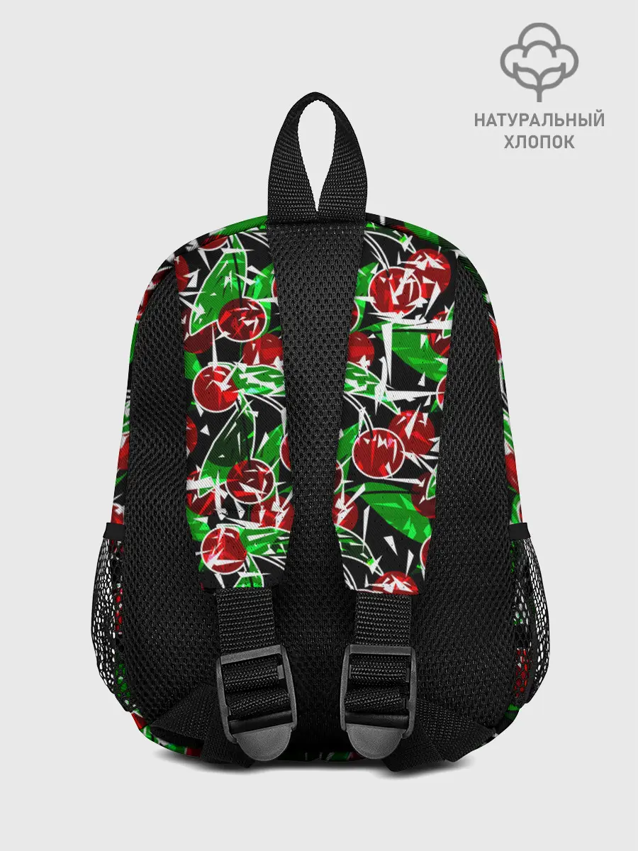 Рюкзак детский / Абстрактный узор спелая вишня