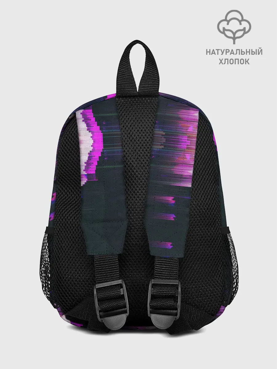 Рюкзак детский / Розовый глитч