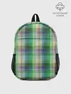 Рюкзак детский / Зеленый клетчатый узор