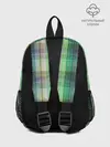 Рюкзак детский / Зеленый клетчатый узор