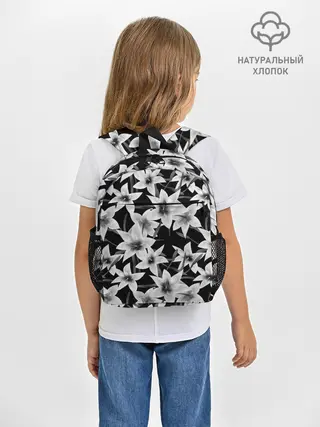 Рюкзак детский / Лилии черно-белые