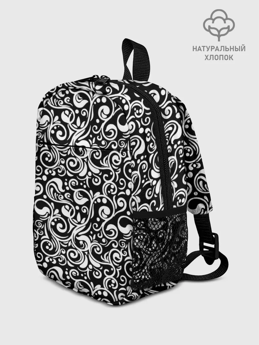 Рюкзак детский / Черно-белая роспись