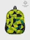 Рюкзак детский / Гранжевый яркий зеленый