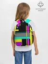 Рюкзак детский / Геометрический неоновый узор