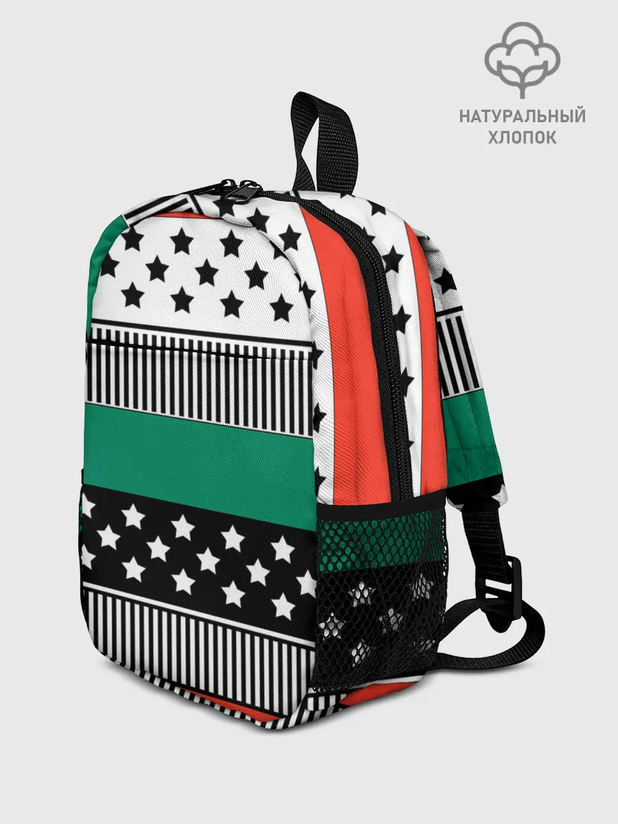 Рюкзак детский / Полосатый звездный узор