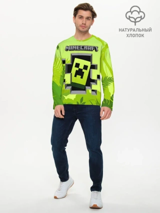 Мужской лонгслив базовый / Minecraft