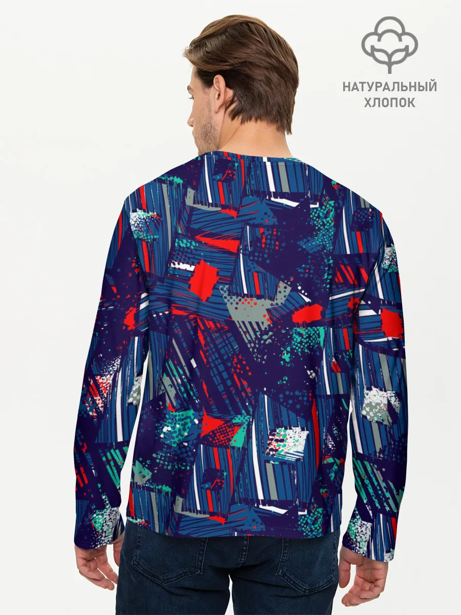 Мужской лонгслив базовый / Спортивный стиль