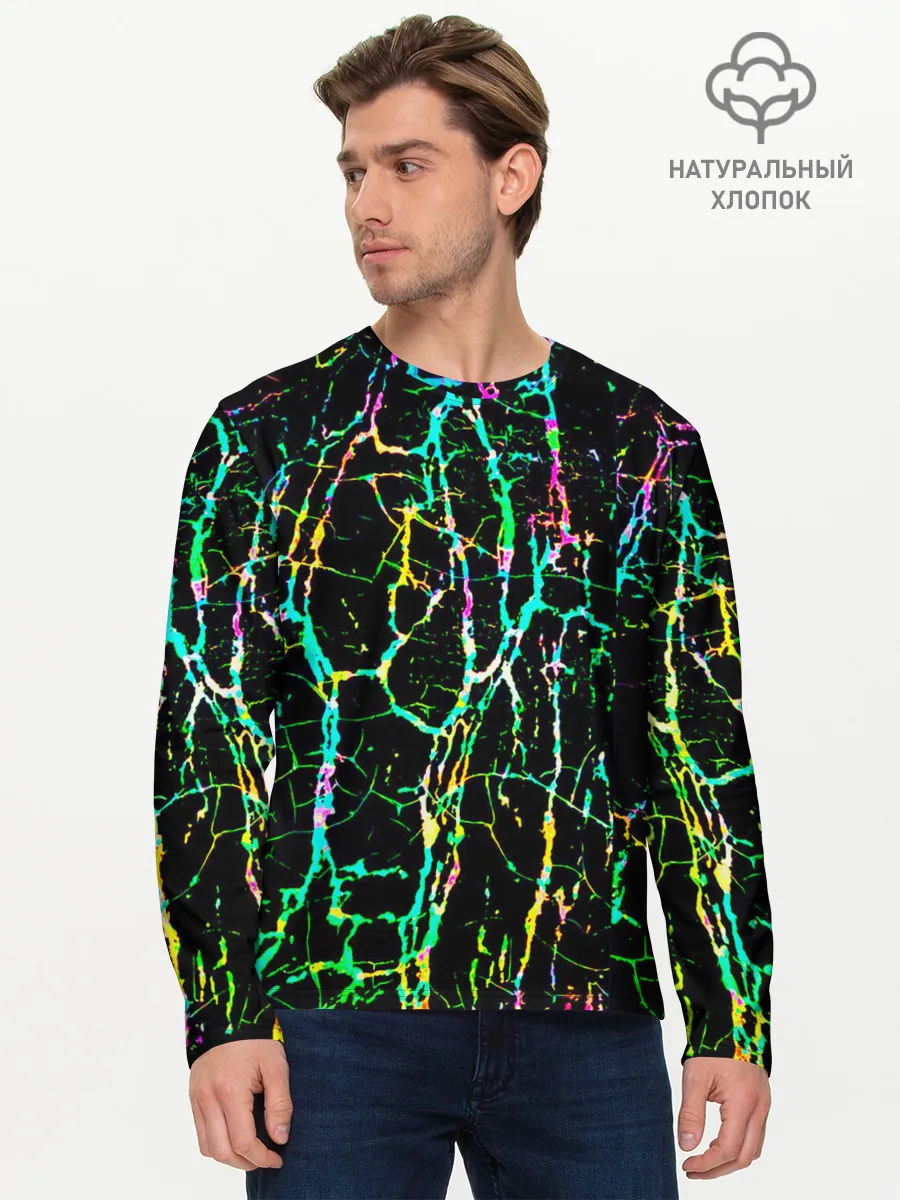Мужской лонгслив базовый / Текстура