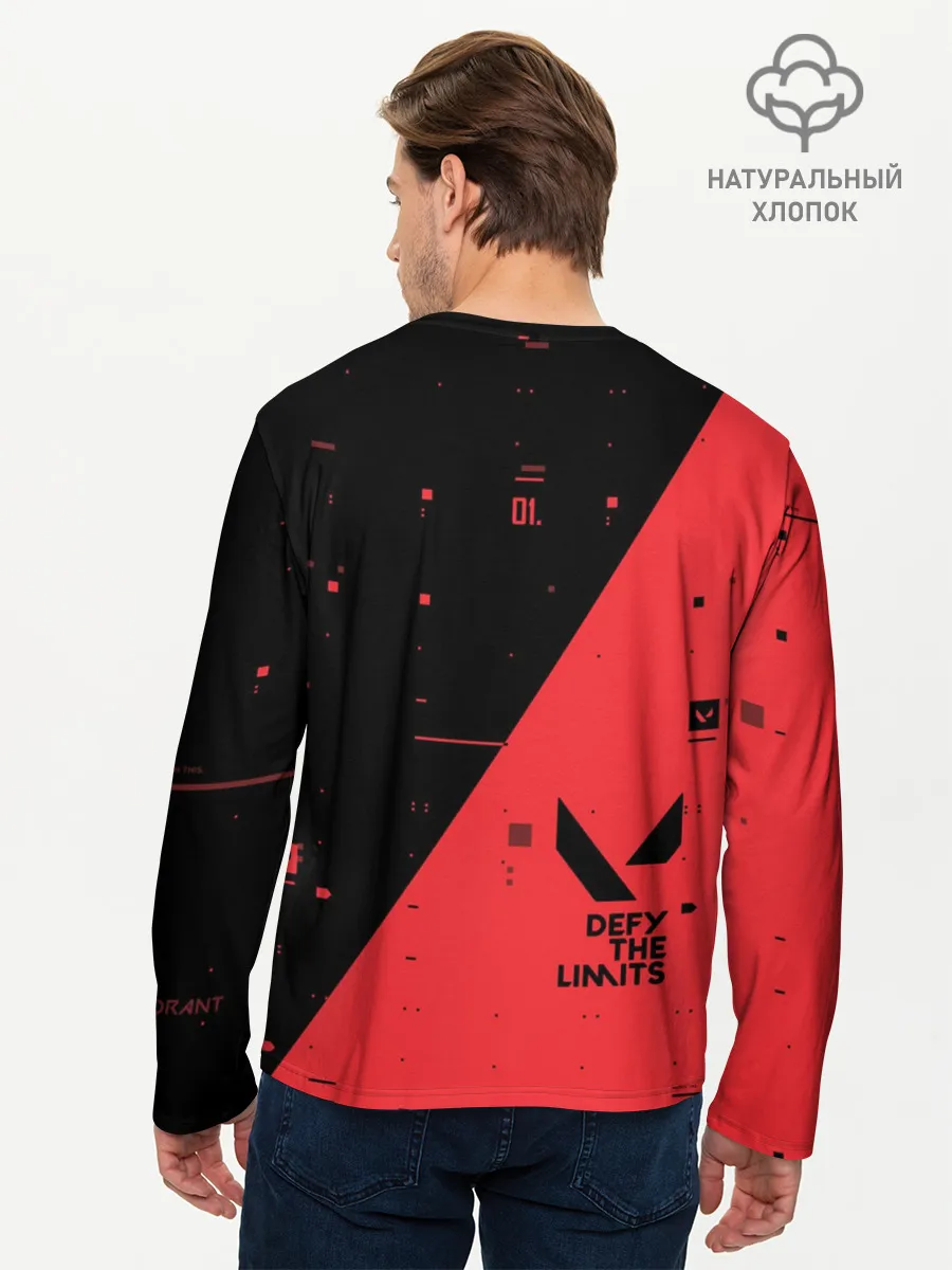 Мужской лонгслив базовый / VALORANT
