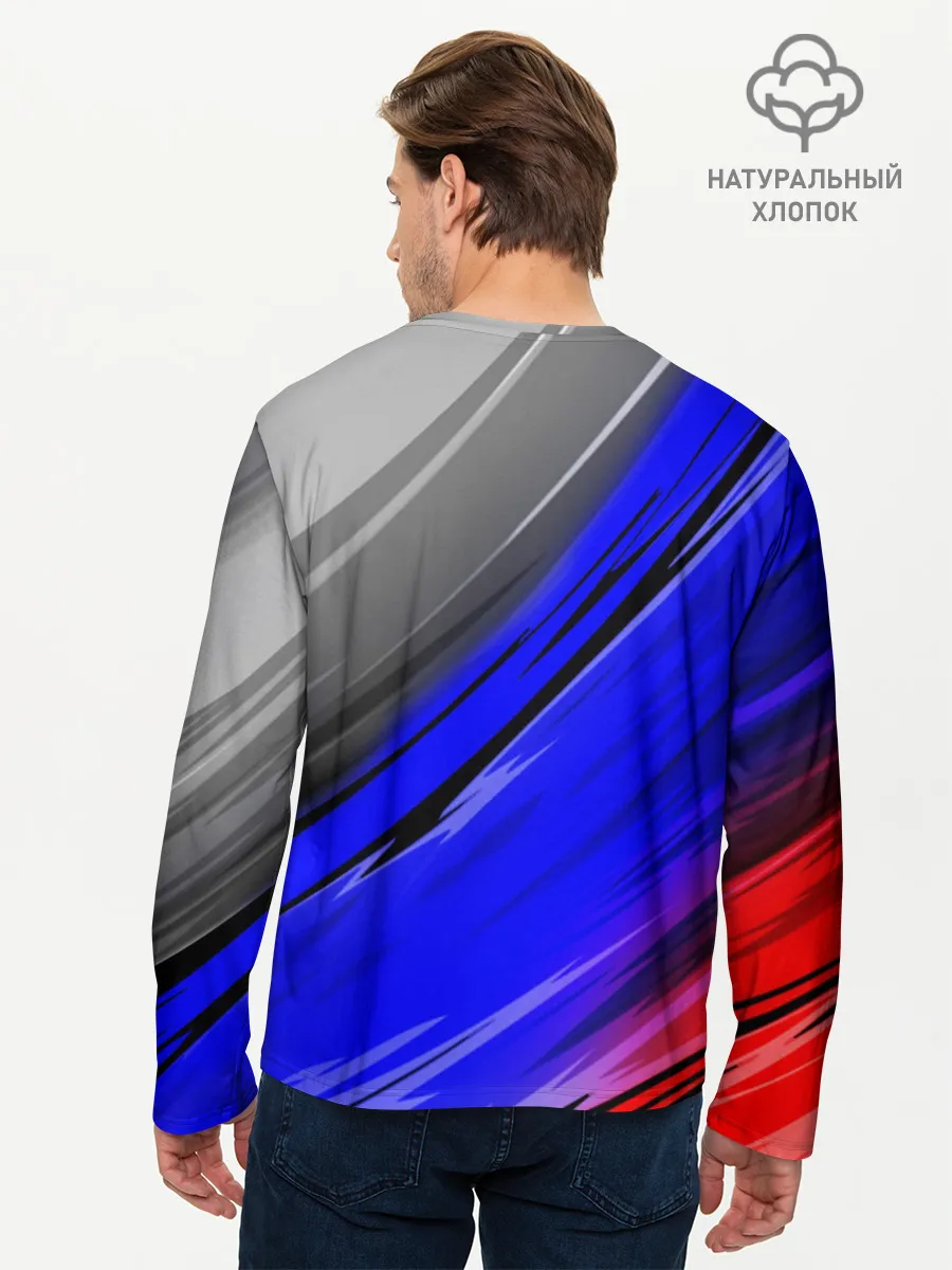 Мужской лонгслив базовый / Русский Медведь