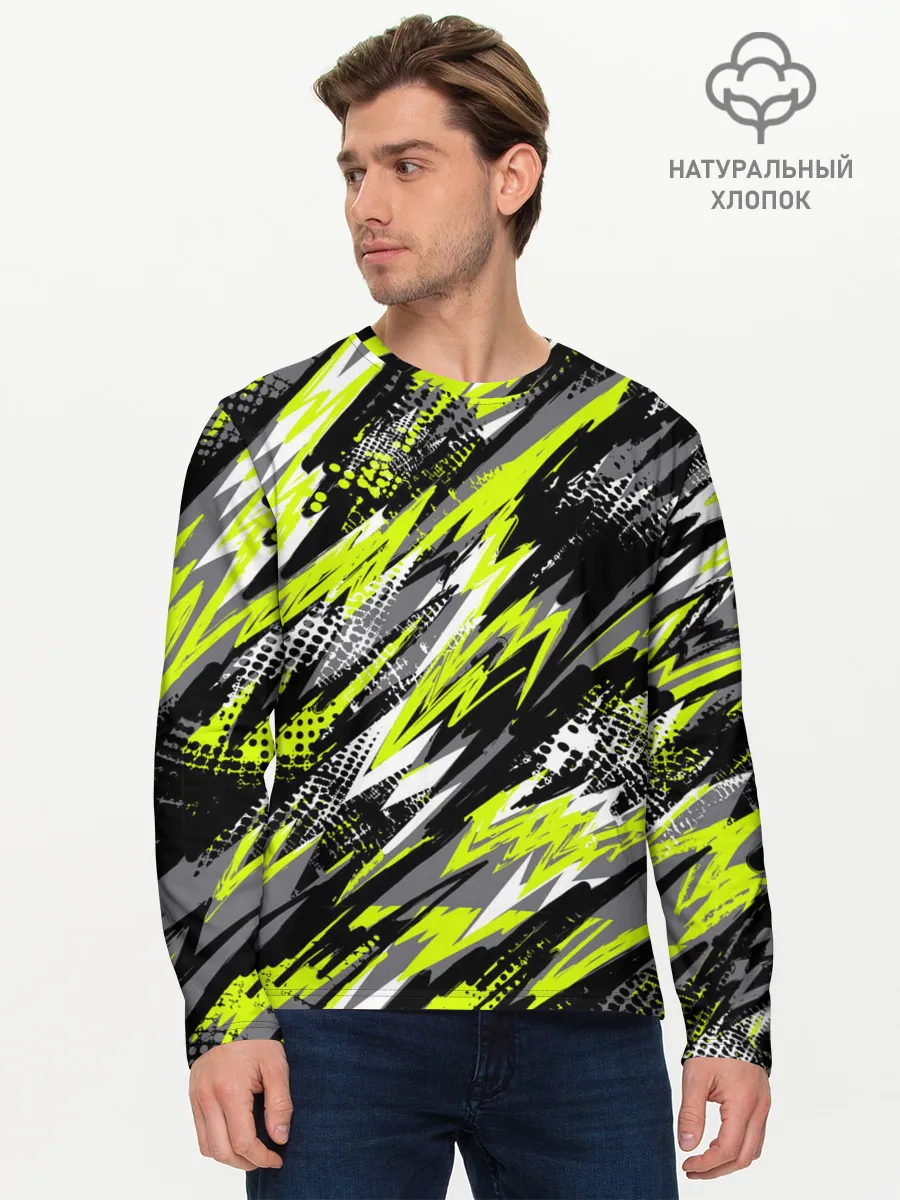 Мужской лонгслив базовый / Спортивный стиль