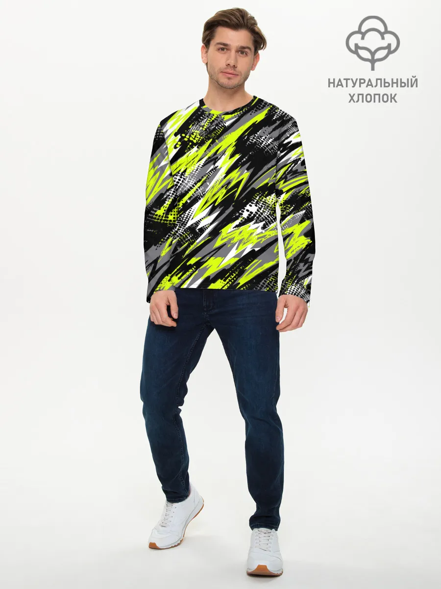 Мужской лонгслив базовый / Спортивный стиль