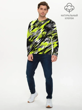 Мужской лонгслив базовый / Спортивный стиль