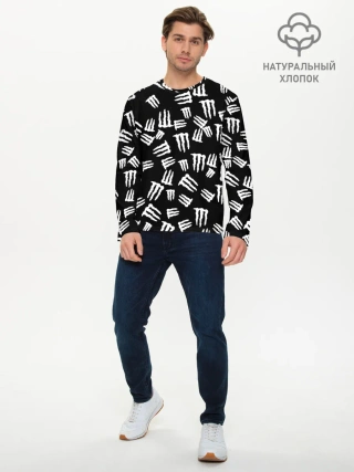 Мужской лонгслив базовый / MONSTER ENERGY