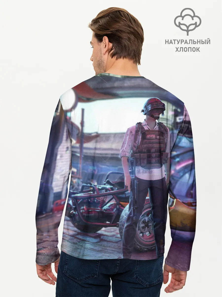 Мужской лонгслив базовый / Pubg