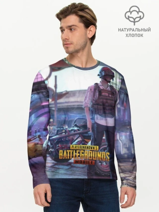 Мужской лонгслив базовый / Pubg