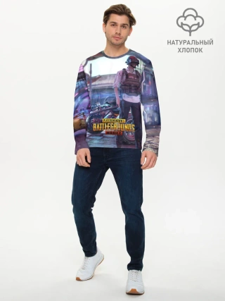 Мужской лонгслив базовый / Pubg