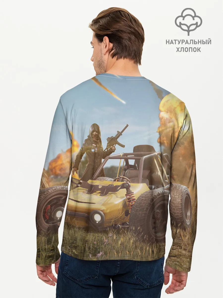 Мужской лонгслив базовый / Pubg Mobile