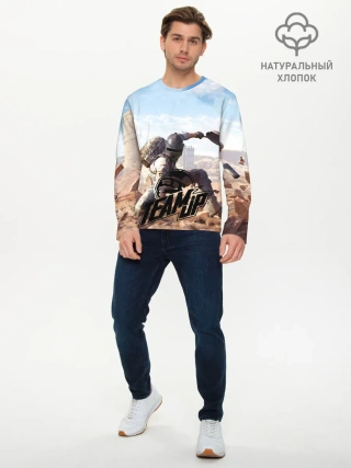 Мужской лонгслив базовый / PUBG