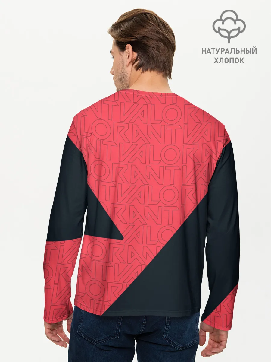 Мужской лонгслив базовый / VALORANT