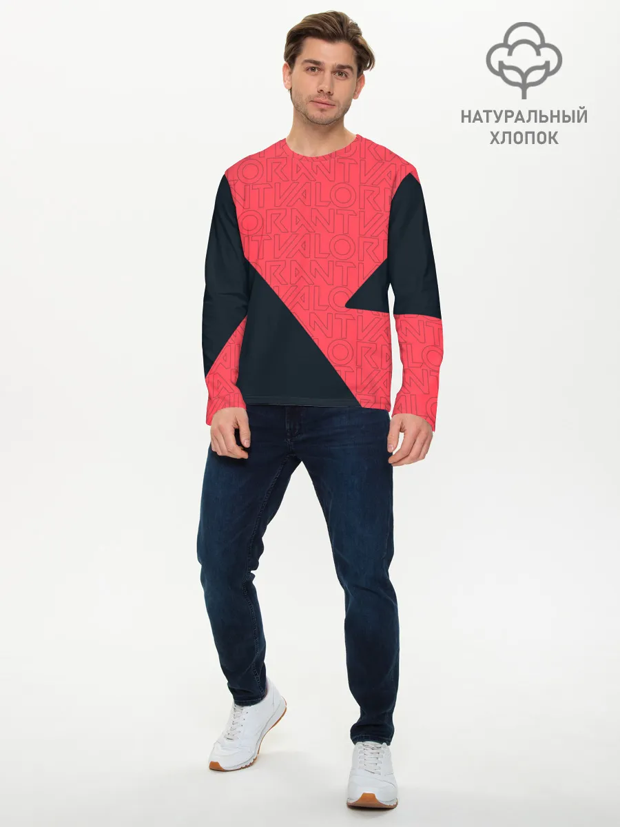 Мужской лонгслив базовый / VALORANT