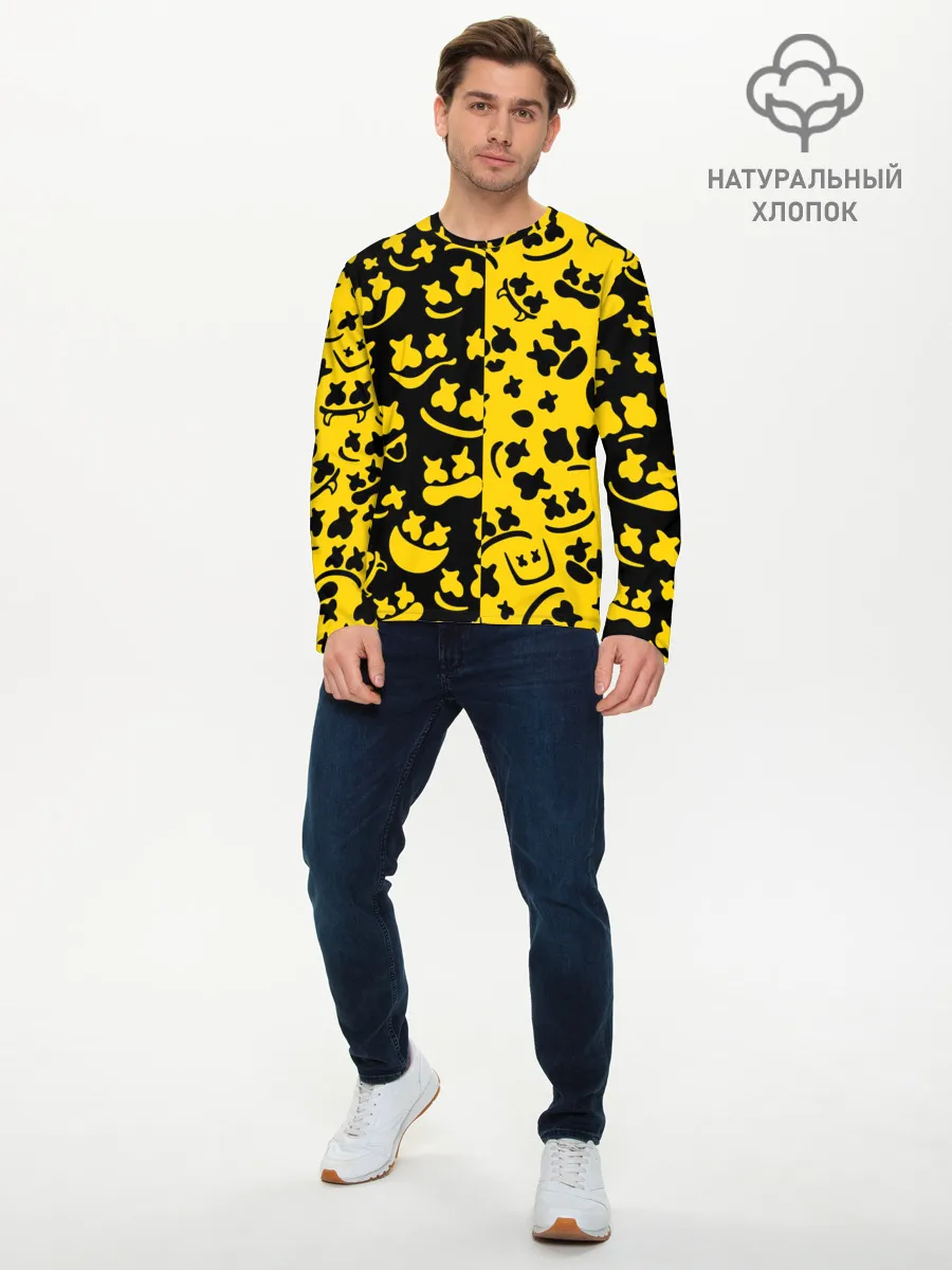 Мужской лонгслив базовый / FORTNITE x MARSHMELLO