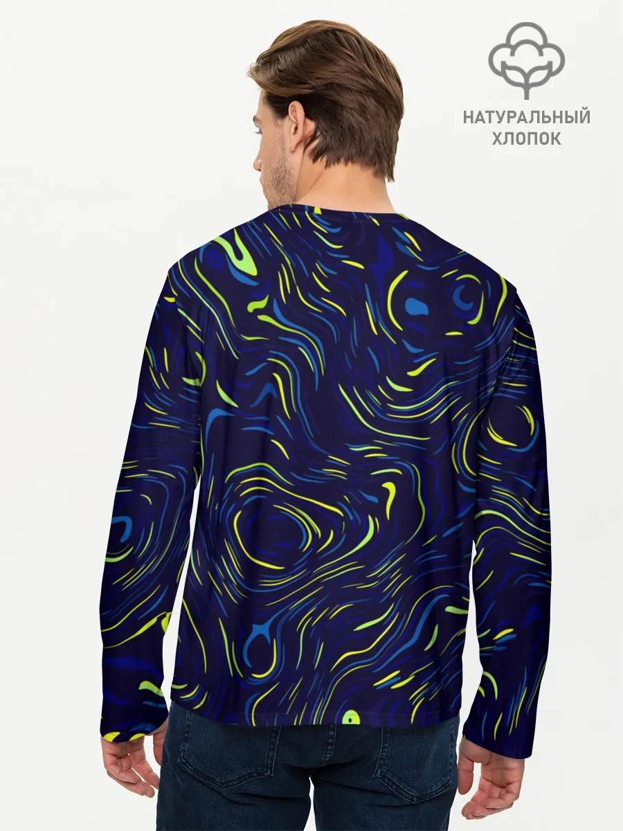 Мужской лонгслив базовый / Ван Гог | Винсент