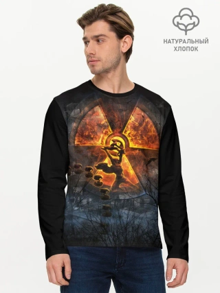 Мужской лонгслив базовый / ЗОВ ПРИПЯТИ